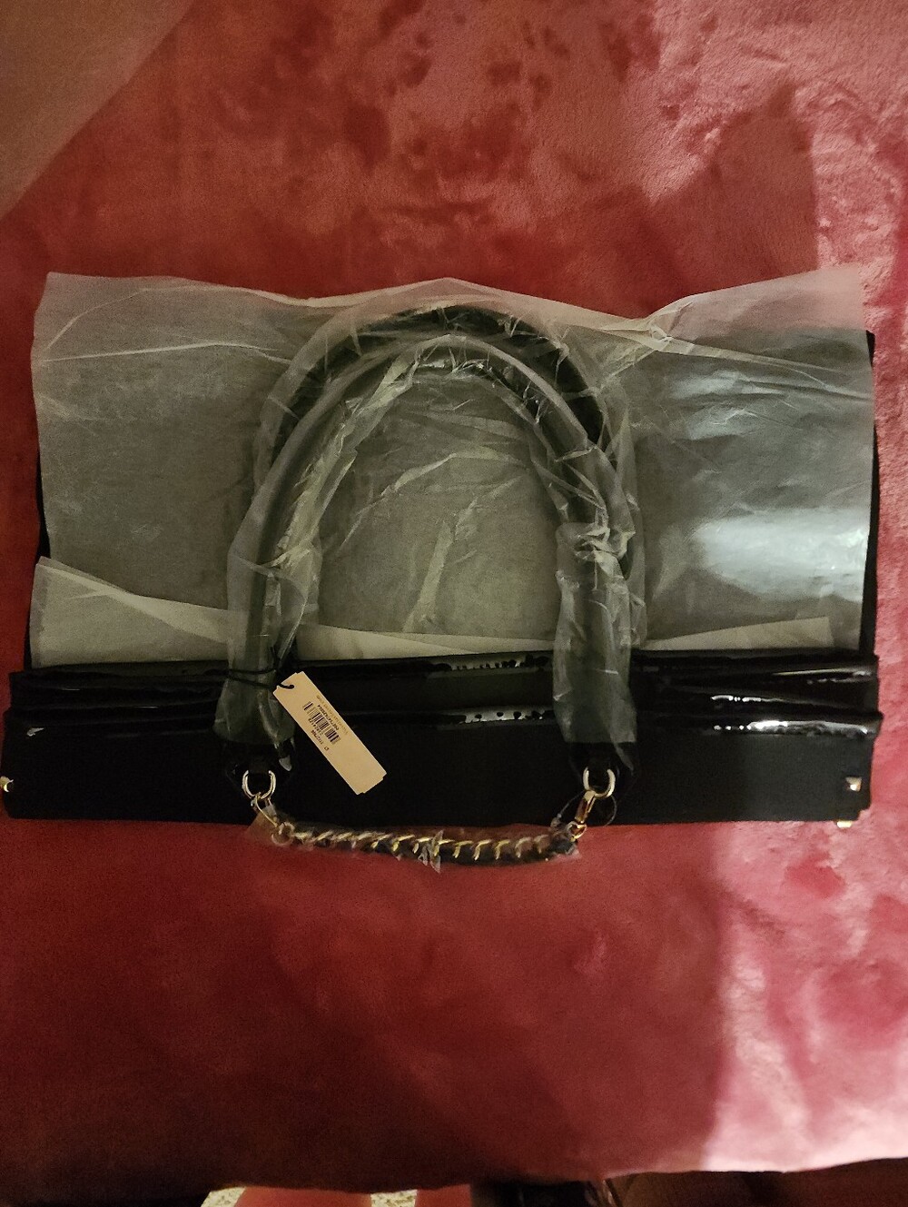 ✨️NWT Stunning VICTORIA SECRET TOTE BAG/ Beautiful Sprakling Gold/ Black ✨️ - Picture 14 of 16